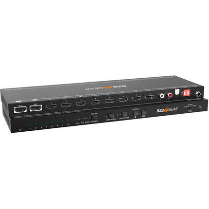 BZBGEAR 2x8 UHD 4K Amplificador Distribuidor HDMI con Control CEC y 18 Gb/s