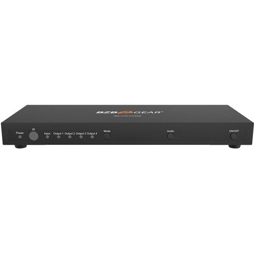 BZBGEAR 2x2 4K60 HDMI Controlador de Video Wall con Audio 4 Salidas HDMI