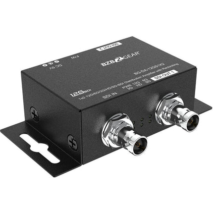 BZBGEAR 12G-SDI Splitter Amplificador distribución 1 entrada 2 salidas 5V Adapter
