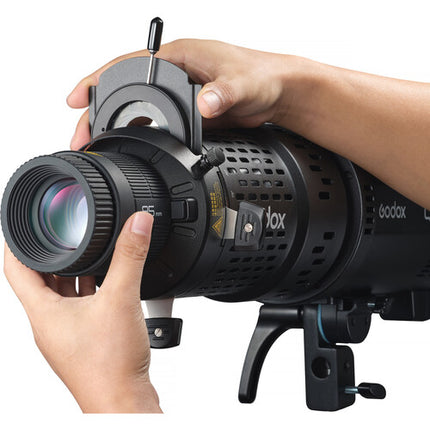 Godox BFP Proyector Flash para Bowens Lente óptico 85mm rotativo