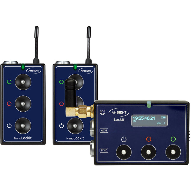 Ambient Recording Lockit Set Sincronizador de Timecode con ACN-CL y 2 NanoLockit