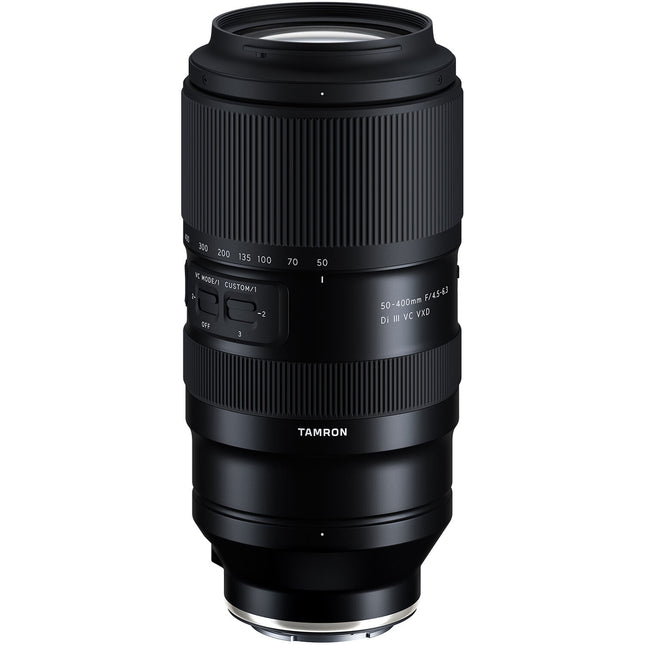 Tamron 50-400mm f4.5-6.3 Di III VC VXD Lente para Sony E con Estabilizador y Motor AF Linear