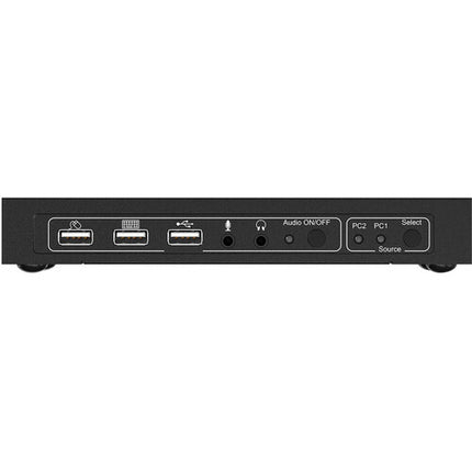 BZBGEAR 2-Port HDMI KVM Switch Conmutador HDMI 4K UHD USB 2.0 Audio Integrado