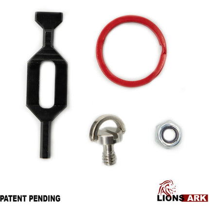 Lions Ark DST Multiherramienta para cámara con llave Allen #4 y destornillador plano acero inoxidable