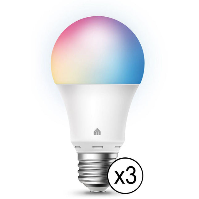 TP-Link KL125 Kasa Smart Wi-Fi Bombilla Multicolor 800 Lúmenes 3 Pack