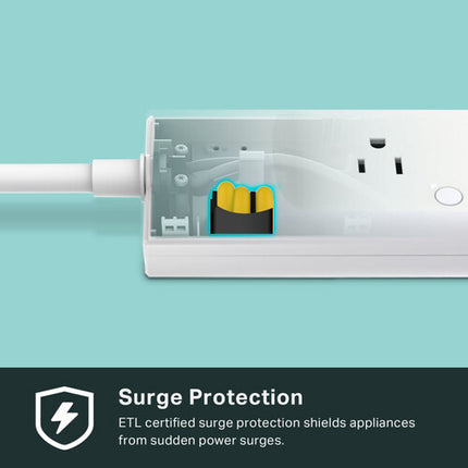 Regleta Inteligente TP-Link KP303 3 Enchufes 2 Puertos USB Wi-Fi