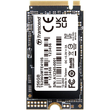 Transcend 256GB M.2 2242 PCIe 4.0 x4 SSD Interno 3300 MB/s Lectura 1600 MB/s Escritura