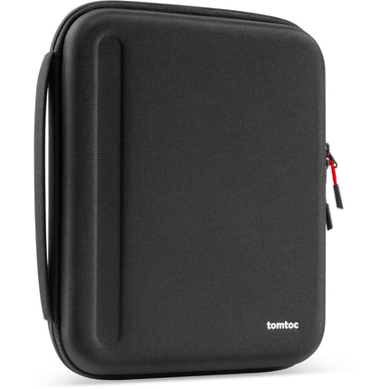 tomtoc FancyCase-B06 Funda Portfolio para iPad 12.9" Negra con Asa y Compartimento Organizador