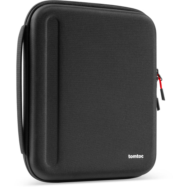tomtoc FancyCase-B06 Funda Portfolio para iPad 12.9" Negra con Asa y Compartimento Organizador