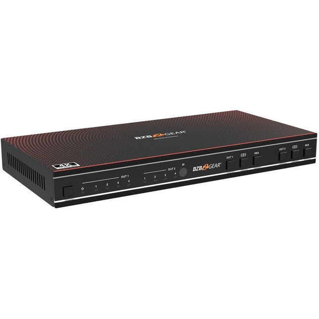 BZBGEAR 4x2 Multivisor 4K60 con Conmutador Seamless y De-Embebedor de Audio 18 Gb/s 4 Entradas HDMI