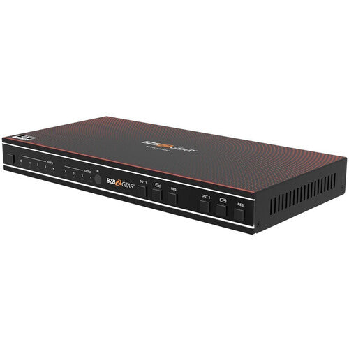 BZBGEAR 4x2 Multivisor 4K60 con Conmutador Seamless y De-Embebedor de Audio 18 Gb/s 4 Entradas HDMI