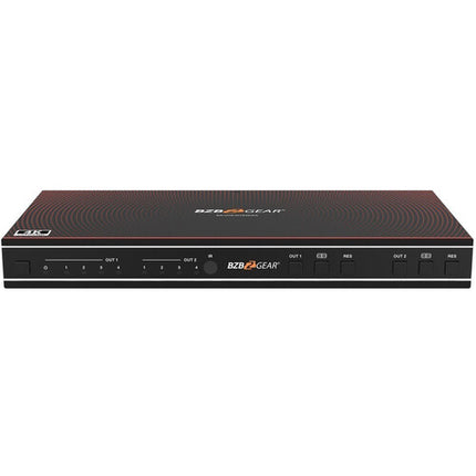 BZBGEAR 4x2 Multivisor 4K60 con Conmutador Seamless y De-Embebedor de Audio 18 Gb/s 4 Entradas HDMI