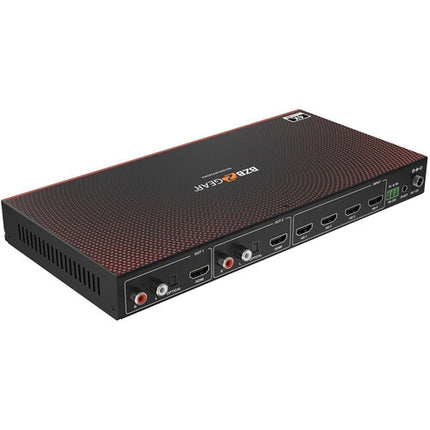 BZBGEAR 4x2 Multivisor 4K60 con Conmutador Seamless y De-Embebedor de Audio 18 Gb/s 4 Entradas HDMI