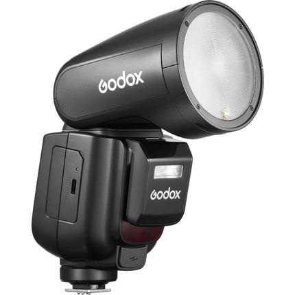 Godox V1Pro C Flash para Canon 76Ws Zoom 28-105mm con Batería y Bolsa