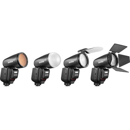 Godox V1Pro S Flash para Sony 76Ws Zoom 28-105mm con Sub-Flash y Batería