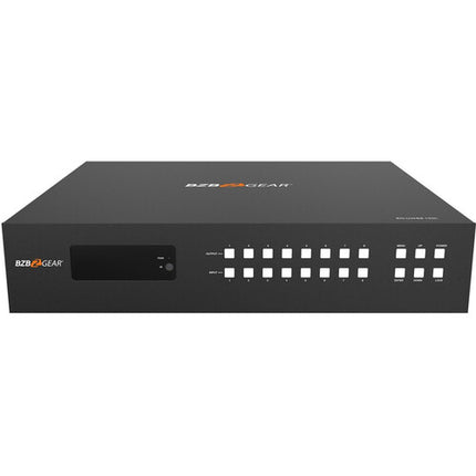 BZBGEAR 8x8 UHD 4K 18 Gb/s Matriz HDMI HDBaseT con IR y 8 Receptores incluidos