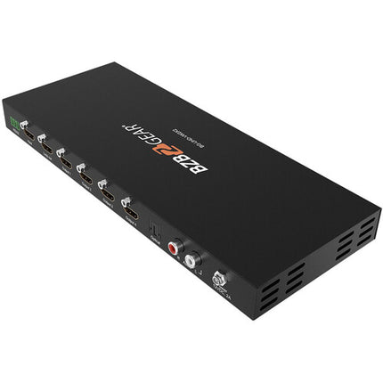 BZBGEAR 2x2 4K60 HDMI Controlador de Video Wall con Audio 4 Salidas HDMI
