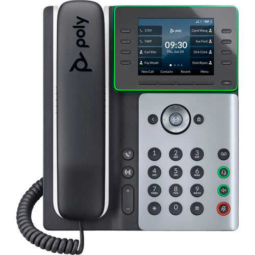 Poly CCX 350 Teléfono Empresarial Multimedia Pantalla 2.8" PoE USB-C Microsoft Teams