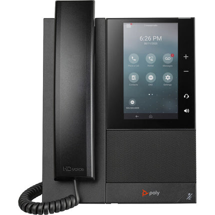 Poly CCX 505 Teléfono Empresarial Microsoft Teams Pantalla 5" PoE Wi-Fi