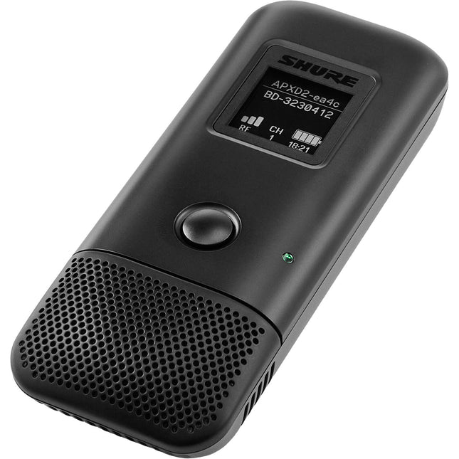 Shure MXW6X/C micrófono inalámbrico cardioide para mesa 17 horas batería 160 pies alcance
