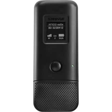 Shure MXW6X/O Emisor Inalámbrico de Mesa con Micrófono Omnidireccional 17 Horas Batería Negro