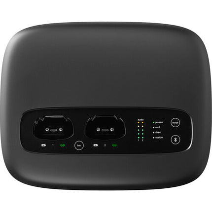 Shure MXWAPXD2 punto de acceso transceptor 2 canales 150 pies rango de frecuencia 1.9 GHz AES-256 encriptación segura