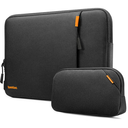 tomtoc Defender-A13 Funda para Portátil 14 Pulgadas con Bolsillo Técnico Negra
