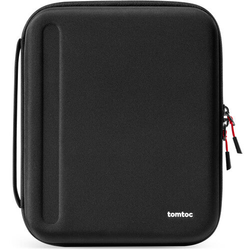 tomtoc FancyCase-B06 Funda Portfolio para iPad 12.9" Negra con Asa y Compartimento Organizador