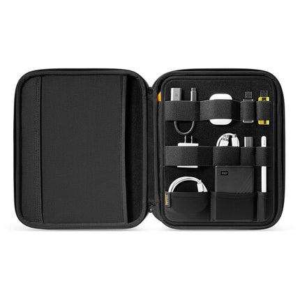 tomtoc FancyCase-B06 Funda Portfolio para iPad 12.9" Negra con Asa y Compartimento Organizador