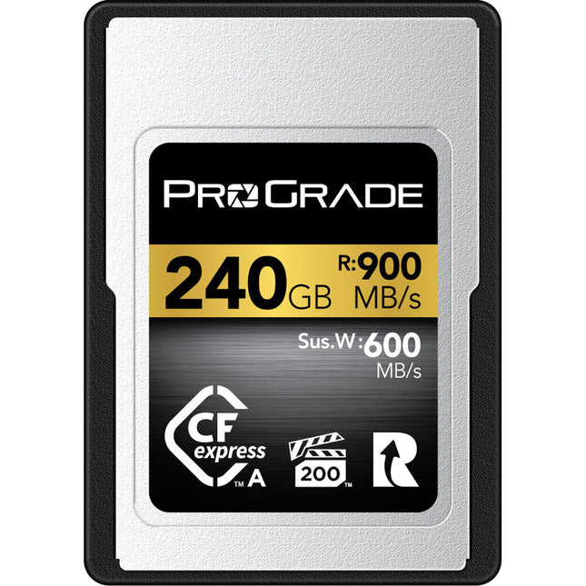 ProGrade Digital 240GB CFexpress 2.0 Tipo A Tarjeta de Memoria 900 MBs Lectura 800 MBs Escritura