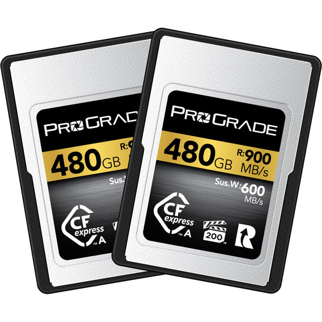 ProGrade Digital 480GB Tarjeta de Memoria CFexpress 2.0 Tipo A Doble Pack