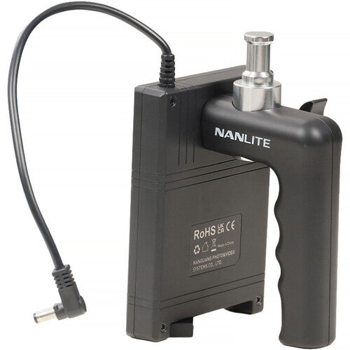 Nanlite Forza 60 Empuñadura Batería para Sony L NP-F con Indicadores y Soporte Plegable