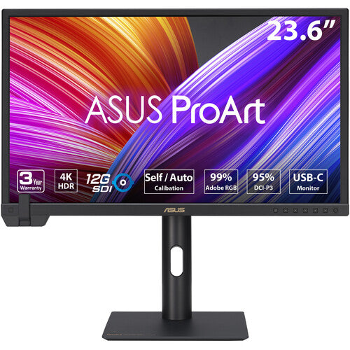 ASUS ProArt PA24US Monitor 23.6" UHD 4K 600 nits HDR USB-C