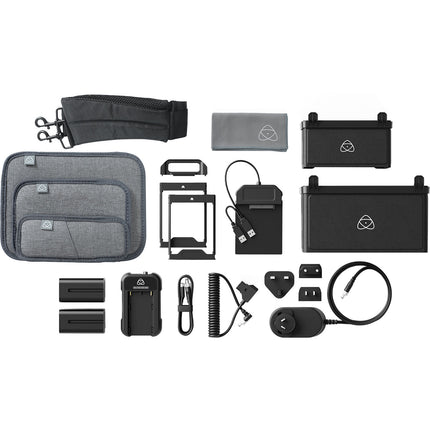 Atomos Universal Accessory Kit para Monitores 5 y 7 pulgadas con Baterías 5200mAh y Cargador Rápido