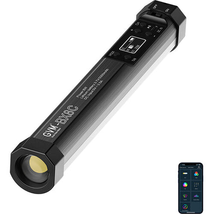GVM BX8C Luz LED Tubo RGB 15.9" 136 Lux Batería Recargable USB-C