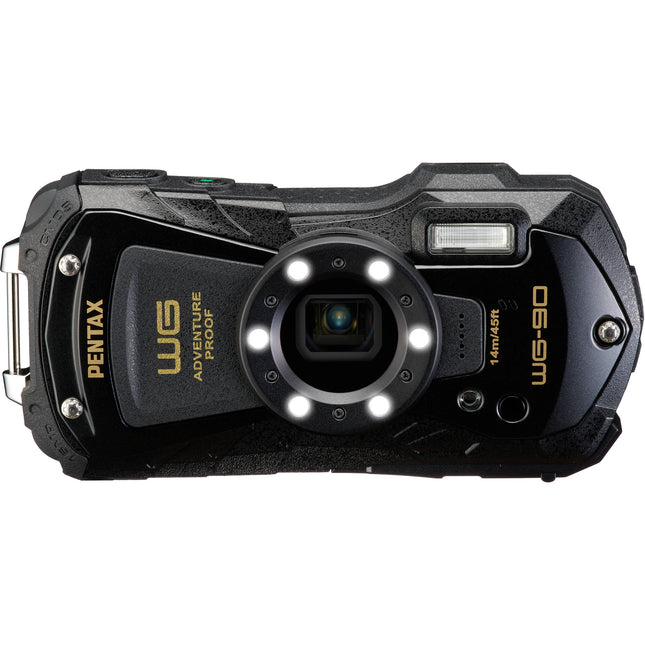 Ricoh Pentax WG-90 Cámara Digital Negra 16MP 5x Zoom Óptico Full HD