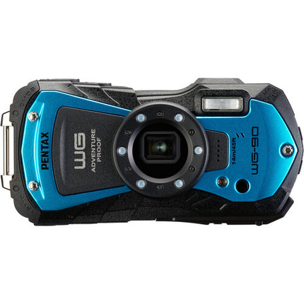 Ricoh Pentax WG-90 Cámara digital azul 16MP Zoom 5x LCD 2.7"