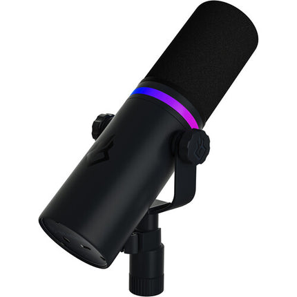 BEACN Mic Micrófono Dinámico USB para Podcast Kit 2 Personas con Brazo Boom y Supresión de Ruido