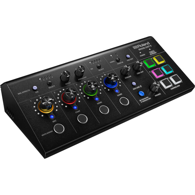 Roland BRIDGE CAST X Mezclador Streaming con Captura Video Dual HDMI Dual USB-C