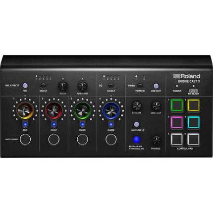 Roland BRIDGE CAST X Mezclador Streaming con Captura Video Dual HDMI Dual USB-C