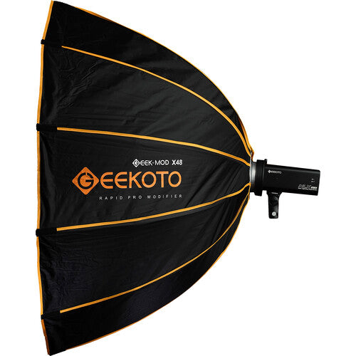 Geekoto X48 Softbox Plegable 48 Pulgadas con Difusor y Adaptador Bowens