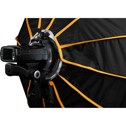 Geekoto X48 Softbox Plegable 48 Pulgadas con Difusor y Adaptador Bowens