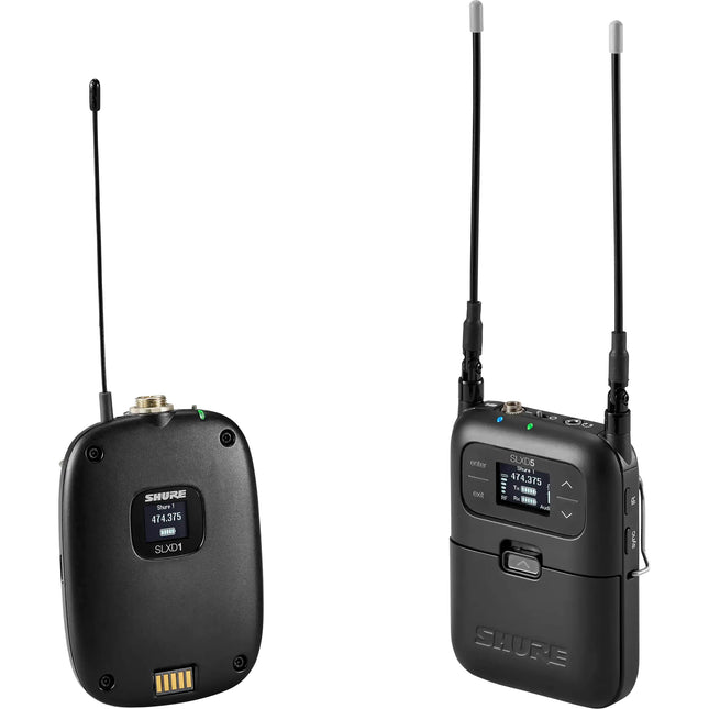 Shure SLXD15/DL4B Sistema Micrófono Lavalier Inalámbrico DuraPlex Omni 8h Batería