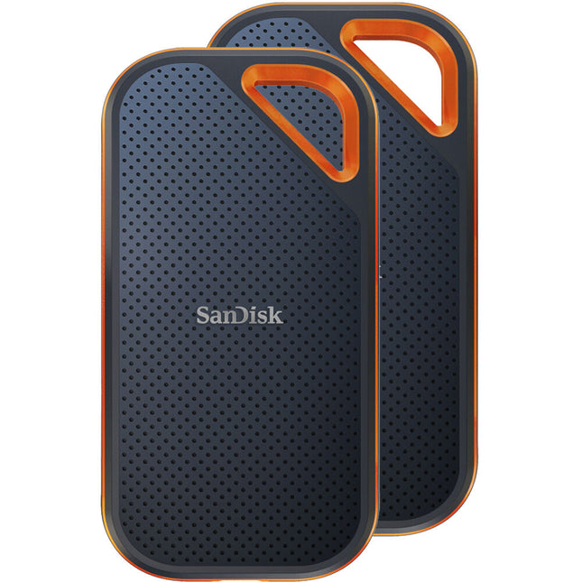 SanDisk 1TB Extreme PRO SSD Portátil V2 2000 MBs USB-C 3.2 Gen 2x2 2-Pack