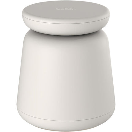 Estación de carga inalámbrica 2 en 1 Belkin BoostCharge Pro 15W MagSafe con base antideslizante y cable USB-C integrado
