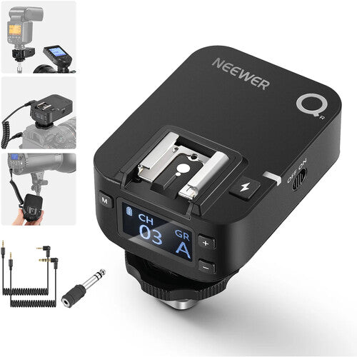 Neewer QR Receptor de Flash Inalámbrico 2.4 GHz Alcance 100 m