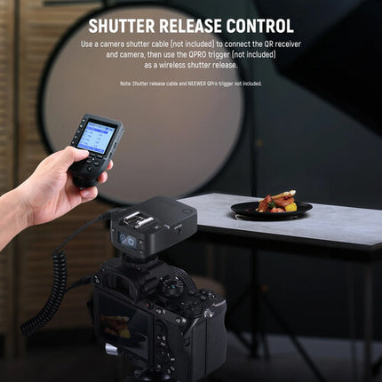 Neewer QR Receptor de Flash Inalámbrico 2.4 GHz Alcance 100 m