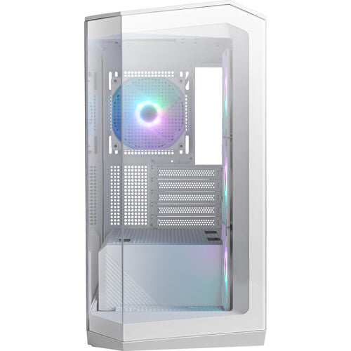 MSI MAG PANO M100R PZ Caja PC Midi Torre Blanca 4 Ventiladores ARGB