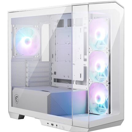 MSI MAG PANO M100R PZ Caja PC Midi Torre Blanca 4 Ventiladores ARGB