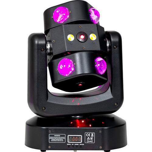 ColorKey Droid FX Cabezal Móvil Multi-Efectos LED 8x10W RGBW Láser Dual